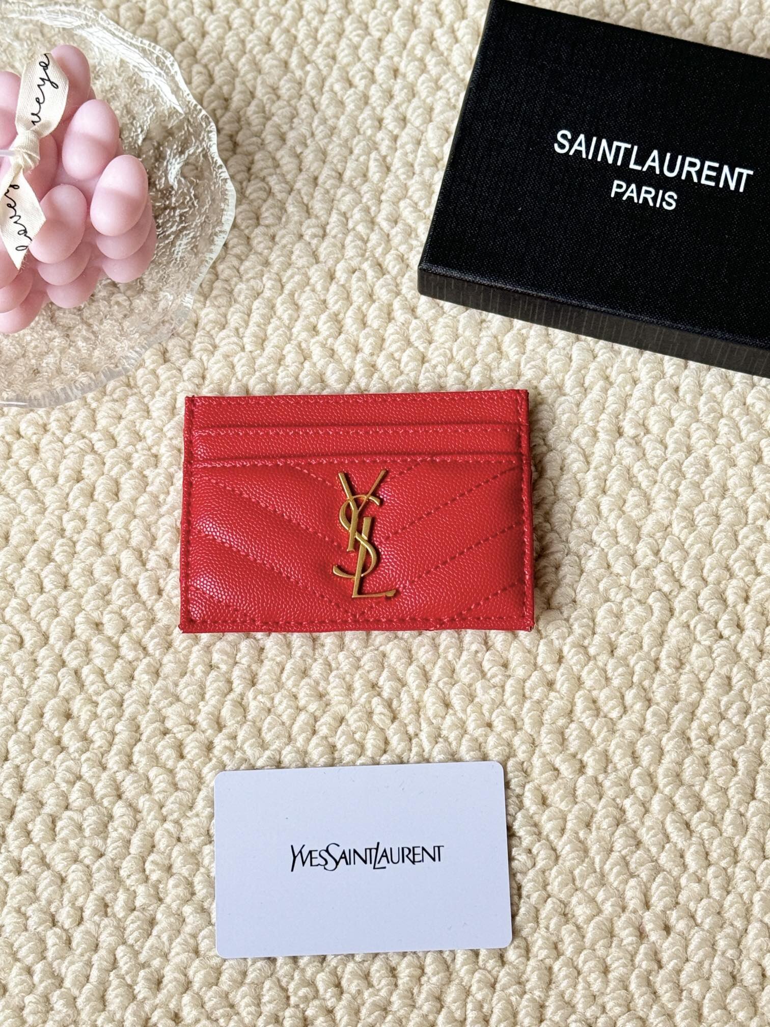 YSL 423291 10.5×7.5×0.5cm 3